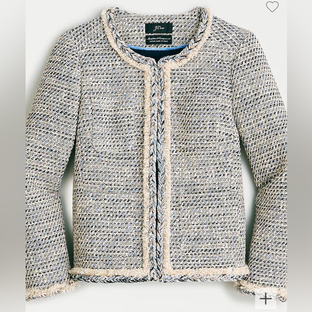 J Crew Lady Jacket in speckled tweed